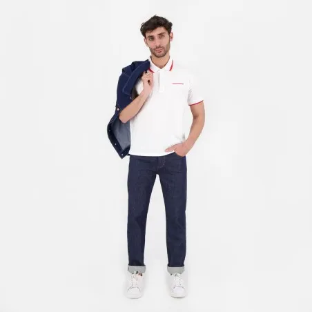 Polo homme manches courtes avec poche passpoilée - KONTAKT