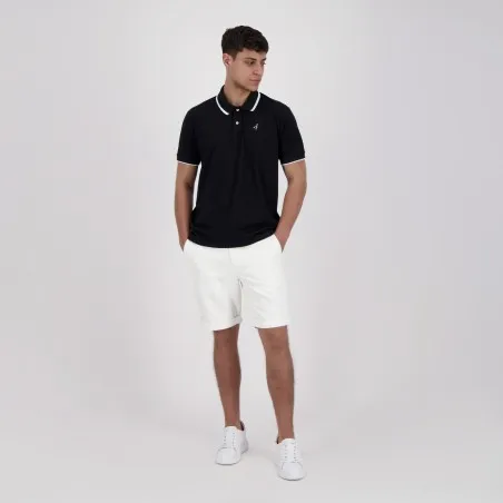 Polo homme manches courtes en jersey avec broderie - KONTAKT