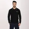 Polo homme manches longues avec poche passepoilée - KONTAKT