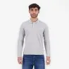 Polo homme manches longues avec poche passepoilée - KONTAKT