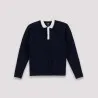 Polo homme manches longues avec poche passepoilée - KONTAKT