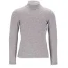 Pull col cheminée fille manches longues en jersey avec broderie - KONTAKT