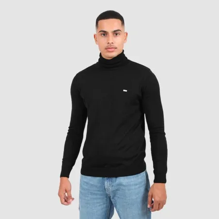 Pull homme col roulé en maille fine - KONTAKT