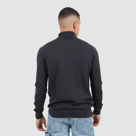 Pull homme col roulé en maille fine - KONTAKT