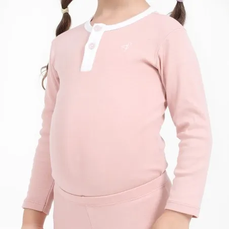 Pyjama bébé body côtelé manches longues - KONTAKT