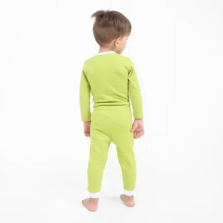 Pyjama bébé body côtelé manches longues - KONTAKT