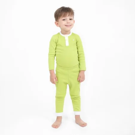 Pyjama bébé body côtelé manches longues - KONTAKT