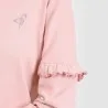 Pyjama côtelé femme manches longues avec volant - KONTAKT