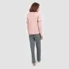 Pyjama côtelé femme manches longues avec volant - KONTAKT