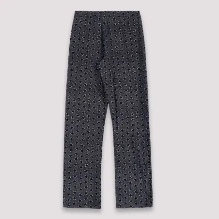 Pyjama femme col V manches longues avec poche - KONTAKT