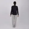 Pyjama femme manches longues avec détail dentelle - KONTAKT