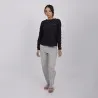 Pyjama femme manches longues avec détail dentelle - KONTAKT