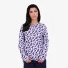 Pyjama femme manches longues avec patte boutonnée - KONTAKT