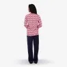 Pyjama femme manches longues avec patte boutonnée - KONTAKT