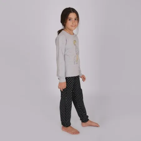 Pyjama fille manches longues MON PETIT CHATON - KONTAKT