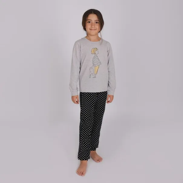Pyjama fille manches longues MON PETIT CHATON - KONTAKT
