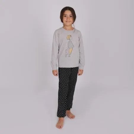 Pyjama fille manches longues MON PETIT CHATON - KONTAKT