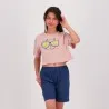 Pyjama fille t-shirt crop et short - KONTAKT