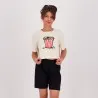 Pyjama fille t-shirt crop et short POP CORN - KONTAKT