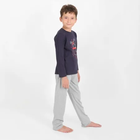 Pyjama garçon manches longues CHAUSSETTE DE NOEL - KONTAKT