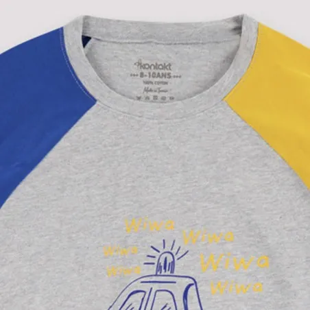 Pyjama garçon manches raglan WIWA - KONTAKT