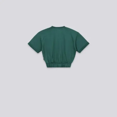 Sweat crop fille manches courte - KONTAKT