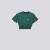 Sweat crop fille manches courte - KONTAKT