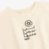Sweat crop fille manches courte - KONTAKT