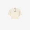 Sweat crop fille manches courte - KONTAKT