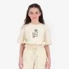 Sweat crop fille manches courte - KONTAKT