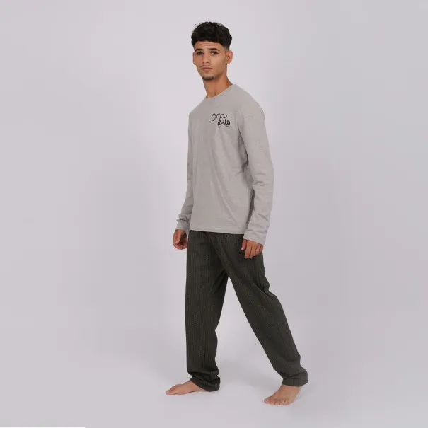 Pyjama homme manches longues OFF menkom - KONTAKT