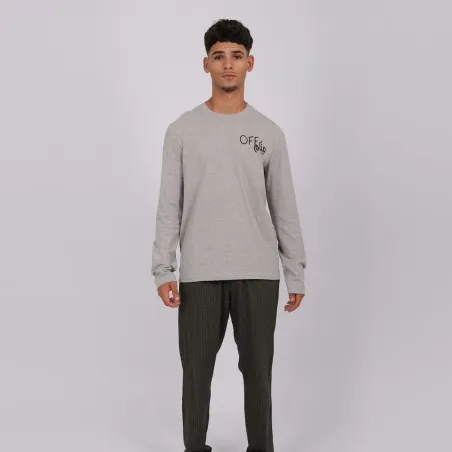 Pyjama homme manches longues OFF menkom - KONTAKT