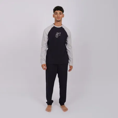Pyjama homme manches raglan OFF - KONTAKT