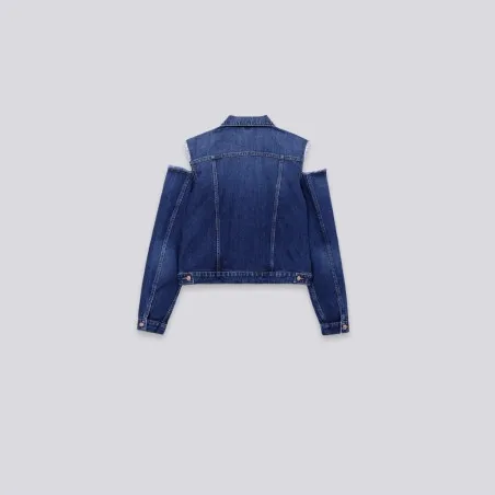 Regular jacket avec épaules denudées en jeans - KONTAKT