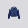 Regular jacket avec épaules denudées en jeans - KONTAKT