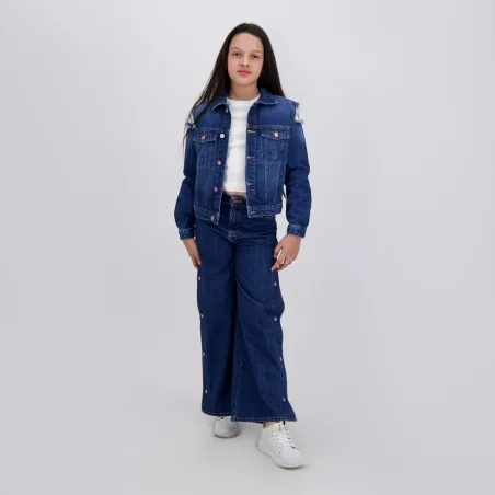 Regular jacket avec épaules denudées en jeans - KONTAKT