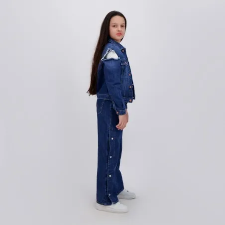 Regular jacket avec épaules denudées en jeans - KONTAKT
