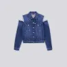Regular jacket femme avec épaules denudées en jeans - KENZ - KONTAKT