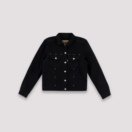 Regular jacket femme en jeans avec studs - KENZ - KONTAKT