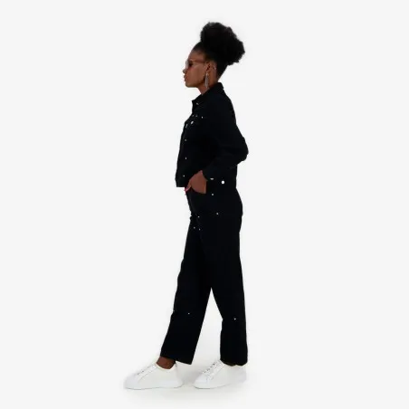 Regular jacket femme en jeans avec studs - KENZ - KONTAKT