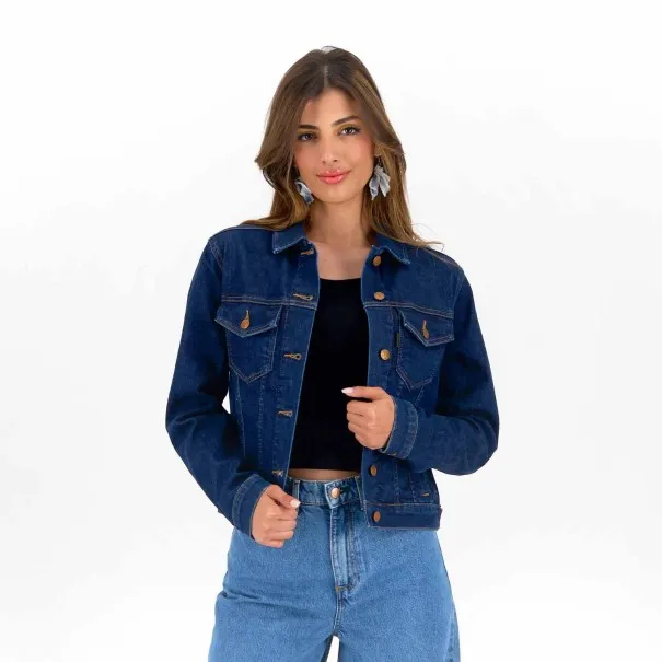 Regular jacket femme en jeans - KENZ - KONTAKT