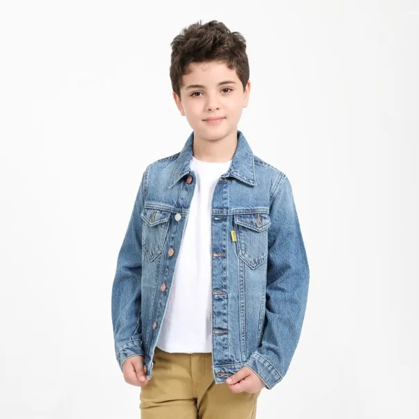 Regular jacket garçon en jeans - KONTAKT