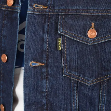 Regular jacket homme avec doublure matelassé en jeans - KENZI 2.0 - KONTAKT