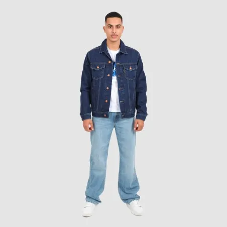 Regular jacket homme avec doublure matelassé en jeans - KENZI 2.0 - KONTAKT