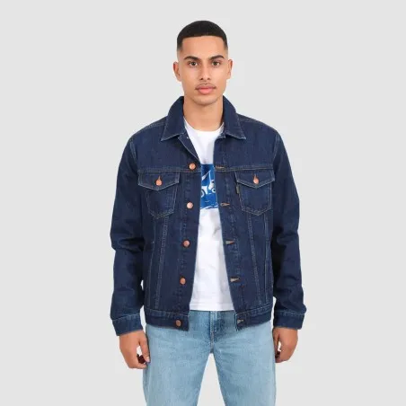 Regular jacket homme avec doublure matelassé en jeans - KENZI 2.0 - KONTAKT