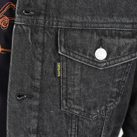 Regular jacket homme avec doublure matelassé en jeans - KENZI 2.0 - KONTAKT