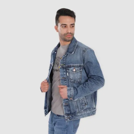 Regular jacket homme en jeans - KENZI - KONTAKT
