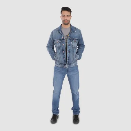 Regular jacket homme en jeans - KENZI - KONTAKT