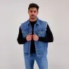 Regular jacket homme sans manche en jeans - KENZI - KONTAKT