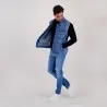Regular jacket homme sans manche en jeans - KENZI - KONTAKT